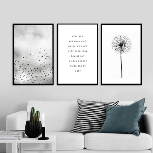 Abstract Landscape Quotes Canvas Painting
