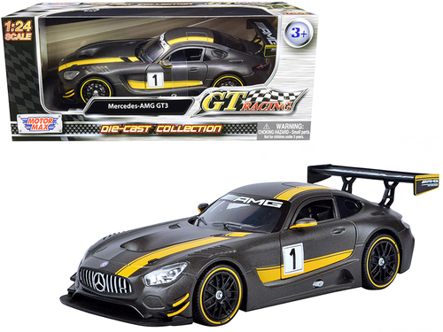 Mercedes AMG GT3 #1 Matt Gray with Yellow Stripes \GT Racing\" 1/24