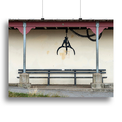 Banksy Amusement Arcade Crane Canvas Print or Poster
