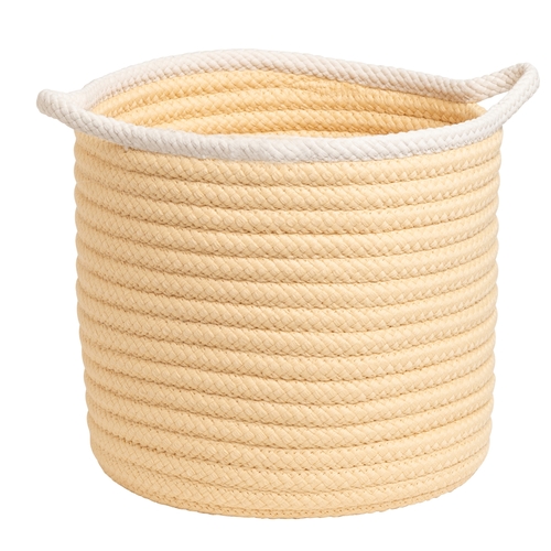 Colonia Mills TT94 Sonoma Basket, Yellow - 20 x 20 x 18 in.