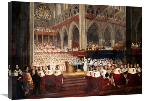 Global Gallery GCS-268363-30-142 30 in. The Coronation of Queen Victor