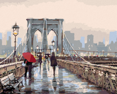 Paint by Numbers - A WALK ON THE BROOKLYN BRIDGE (RICHARD MACNEIL)