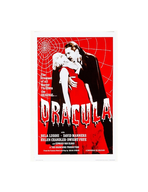 Dracula Monster Movie Poster 8 x 12 inch Tin Sign