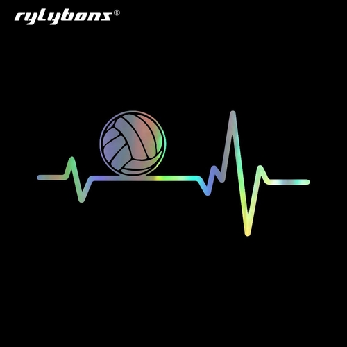 Rylybons 12.4*5.7CM Electrocardiogram Volleyball