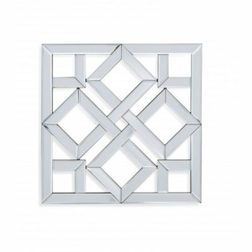 Bassett Mirror M3782EC Vida Wall Mirror, Clear