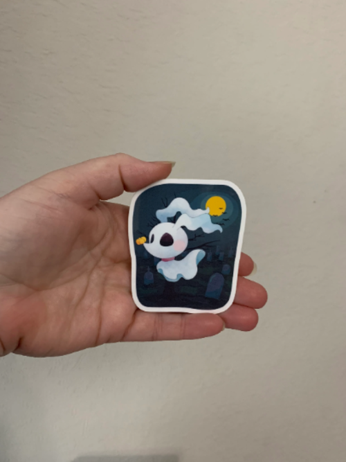 Zero Sticker/Magnet- Nightmare Before Christmas