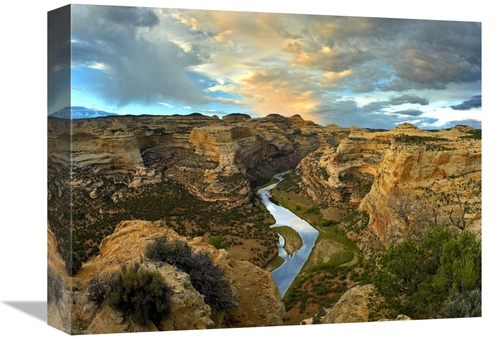 Global Gallery GCS-396287-1216-142 12 x 16 in. Yampa River, Dinosa