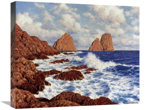 Global Gallery GCS-267860-22-142 22 in. The Rocks at Capri Art Print -