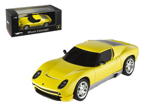 Lamborghini Miura Concept Yellow Elite Edition 1/43 Diecast Model Car