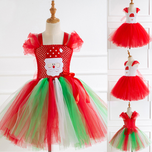 Kids Child Girls Cartoon Princess Pageant Gown