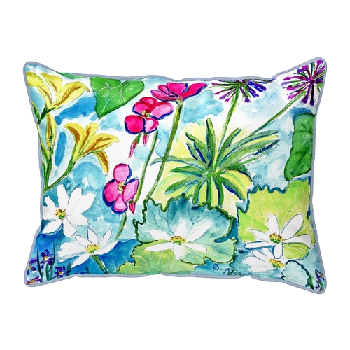 Betsy Drake HJ826 16 x 20 in. Wild Garden Large Pillow