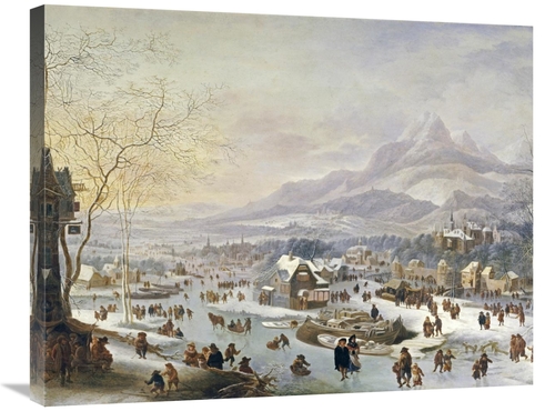 Global Gallery GCS-266430-30-142 30 in. An Extensive River Landscape A