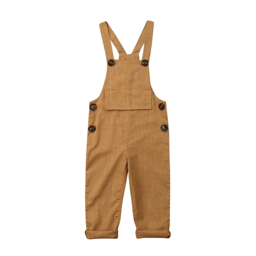 Linen Toddler Kid Girl Overalls Romper Romper