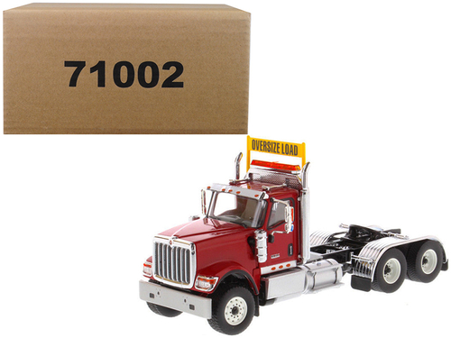 International HX520 Day Cab Tandem Tractor Red 1/50 Diecast Model by