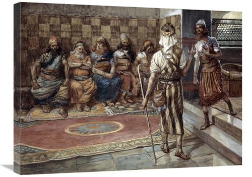 Global Gallery GCS-280562-30-142 30 in. Young Prophet Before the Counc