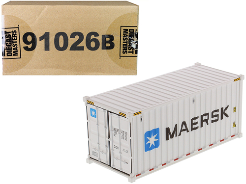 20\' Refrigerated Sea Container \MAERSK\" White \"Transport Series\"