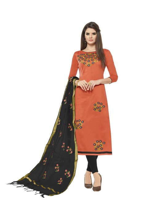 Generic Women's Slub Cotton Salwar Material