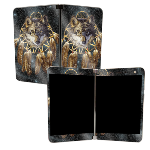 MightySkins GL-MISURDUO-Wolf Dreams Glossy Glitter Skin for Microsoft 