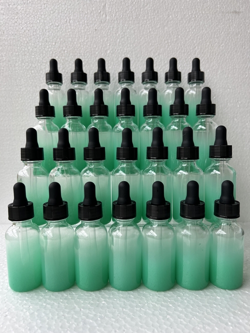 48 PACK OF 1oz TEAL GLASS DROPPER BOTTLES