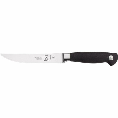 Mercer Tool M21921 Serrated Edge Steak Knife Pack - Black