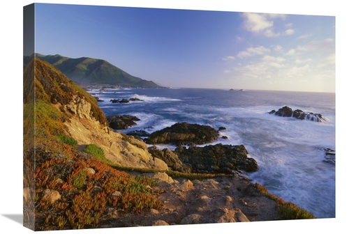 18 x 24 in. Coastline, Big Sur, Garrapata State Beach, Cal