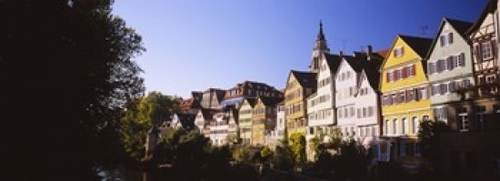 Panoramic Images PPI93756L Row Of Houses In A City  Tuebingen  Baden-W