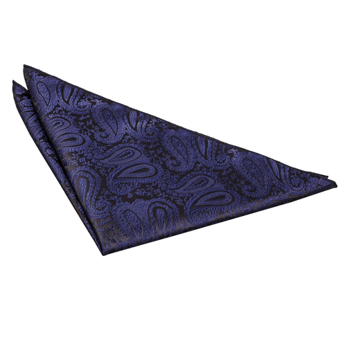 Paisley Handkerchief - Navy Blue