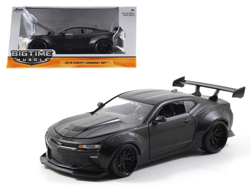 2016 Chevrolet Camaro SS Widebody Primer Black \Big Time Muscle\" 1/24