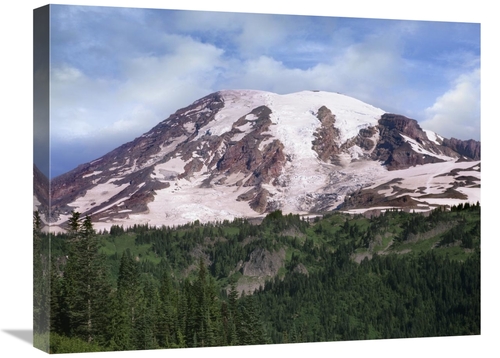 Global Gallery GCS-396937-1824-142 18 x 24 in. Mount Rainier with Coni