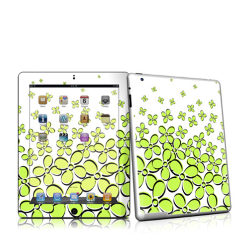 DecalGirl IPD2-DFIELD-GRN iPad 2 Skin - Daisy Field - Green