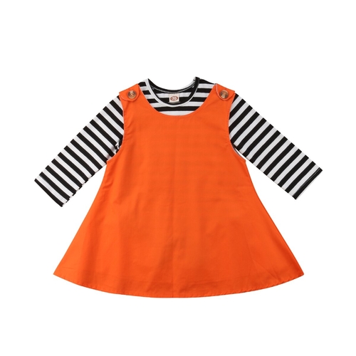 Newborn Fashion Baby Girl Stripe Bodysuit Top