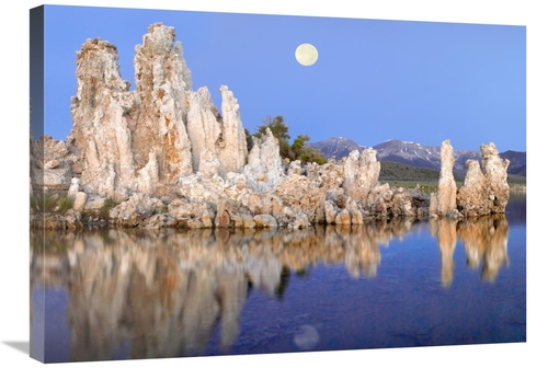 Global Gallery GCS-397220-30-142 30 in. Full Moon Over Mono Lake, 