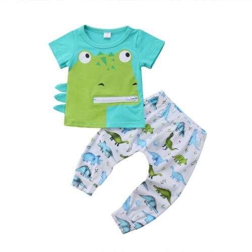 Summer New Fashion Dinosaur Newborn Infant Baby