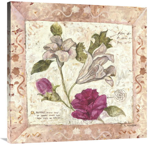 Global Gallery GCS-112918-3636-142 36 x 36 in. A Lily & Rose Page Art 