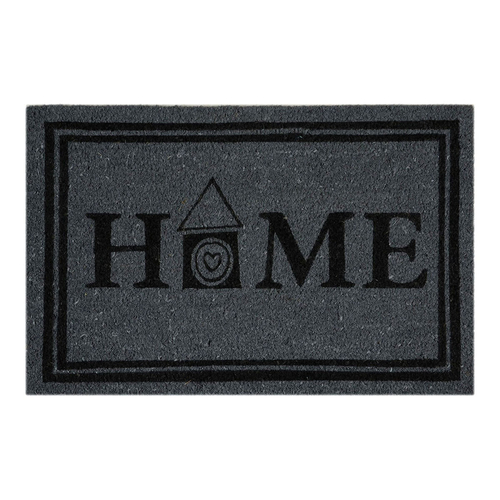 Doormat EDM Grey 60 x 40 cm