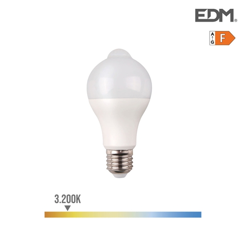 LED lamp EDM F 12 W E27 1055 lm 6 x 11 cm (3200 K)