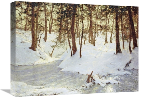 Global Gallery GCS-268358-22-142 22 in. Ice in the Glen Art Print - Wa