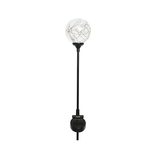 Garden Torch Lumineo Solar Black (10 x 72 cm)