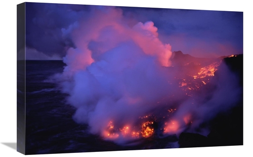 Global Gallery GCS-451200-1624-142 16 x 24 in. Streaming A A Lava Flow