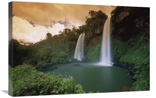 Global Gallery GCS-397649-2030-142 20 x 30 in. Two Sisters Waterfalls&