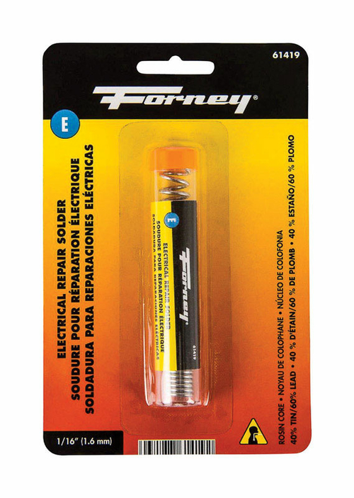 Forney Industries 2799963 Repair Solder, 0.06 in. Dia. - Tin & Lea