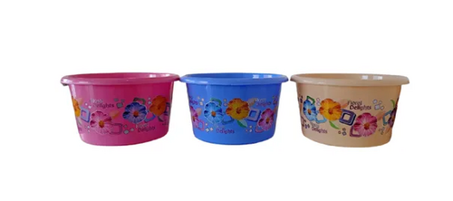 Unbreakable Printed Plastic Tub