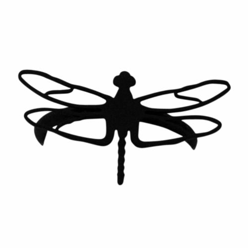 Wrought Iron Dragonfly Napkin Ring