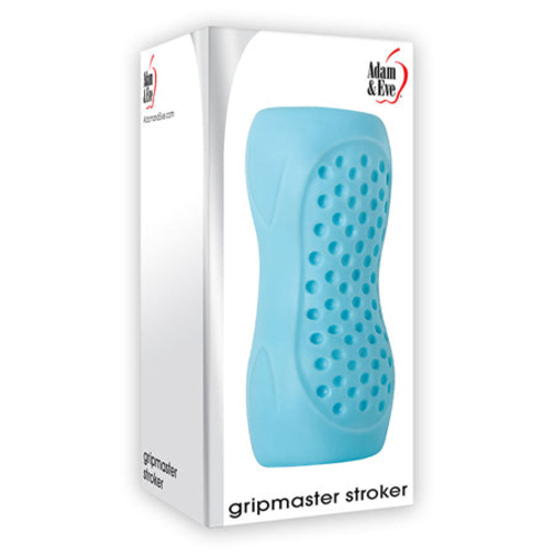 Adam & Eve Gripmaster Stroker Open-Ended Masturbator Sleeve Teal