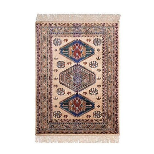 Chiraz Beige Traditional Silky Non Slip Rug 160 X 230 Cm