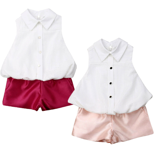 Newborn Infant Kids Baby Girls 0 24M Summer Sets