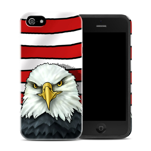 DecalGirl AIP5HC-AMERICANEAGLE Apple iPhone 5 Hybrid Case - American E