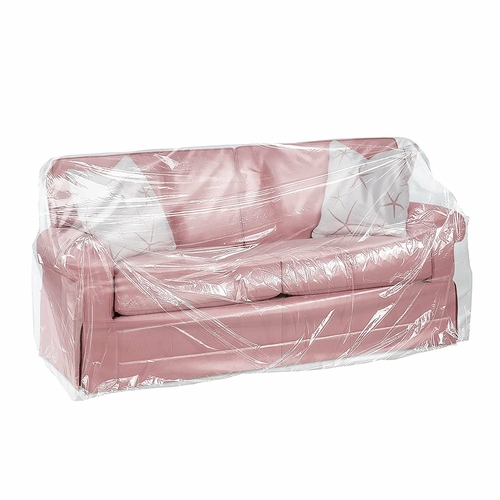 Pack of 130 General Furniture Covers on Roll 28 x 17 x 124. Clear