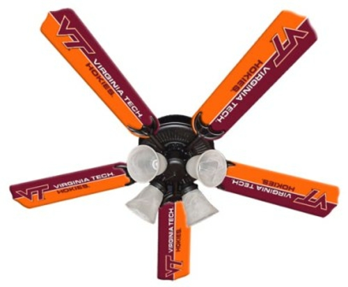 Ceiling Fan Designers 7995-VAT New NCAA VIRGINIA TECH HOKIES 52 in. Ce