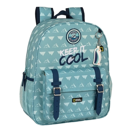 School Bag National Geographic Bellow zero Blue (32 x 38 x 12 cm)